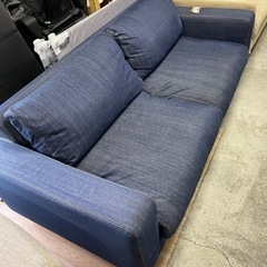 2人掛けデニムソファ　無印良品
