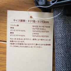 無印良品　新品　撥水ミニサコッシュ　グレーの画像