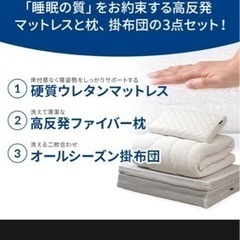 スリープライズセミダブル掛け布団と枕の画像