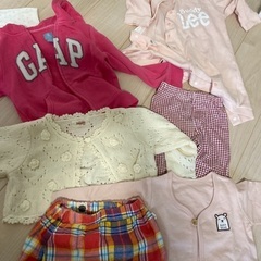 80-100 未使用品あり　女の子服　まとめうり　　gapなど　...