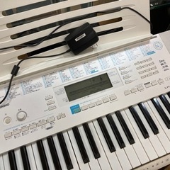 カシオ 光ナビゲーションキーボード LK-223 スタンド付 中古の画像