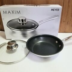 【MEYER】マイヤー マキシム エスエス 蓋付フライパン 18CMの画像