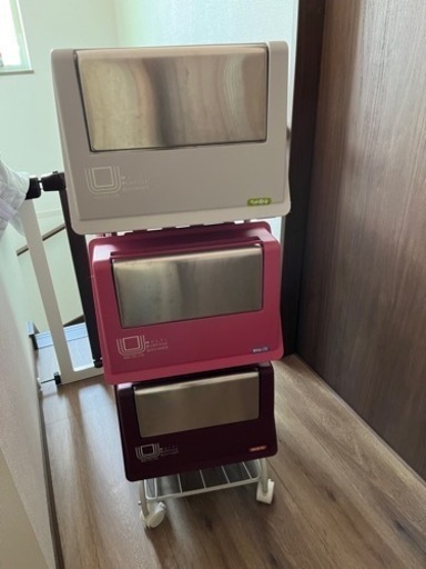 ゴミ箱　3分別　縦型