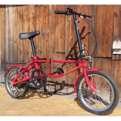 ♪DISCOVERY 折りたたみ自転車 レトロデザイン トラスフレーム 札幌♪