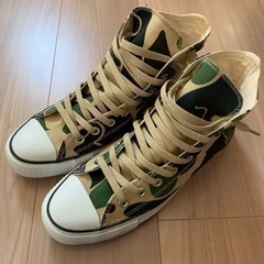 【美品】CONVERSE ALL STAR 迷彩柄 コンバース ...