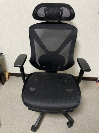 ニトリ リクライニングワークチェア フォリスト BK