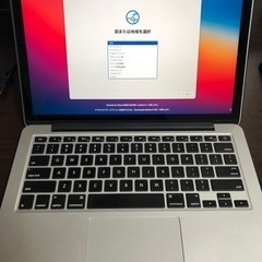 Macbook Pro i5 16GB SSD512 USキーボード