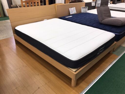 【愛品館八千代店】ニトリ　ダブルベッド　Nスリープハード　③
