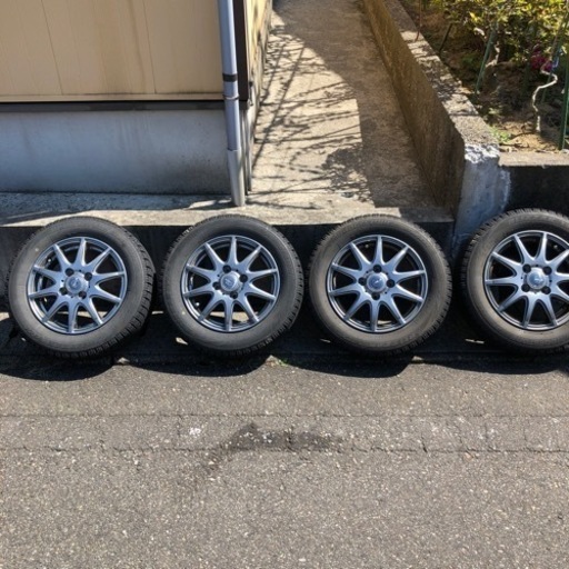 決まりました　スタッドレスタイヤ　ブリザック　155/65/r13 4本　アルミホイール