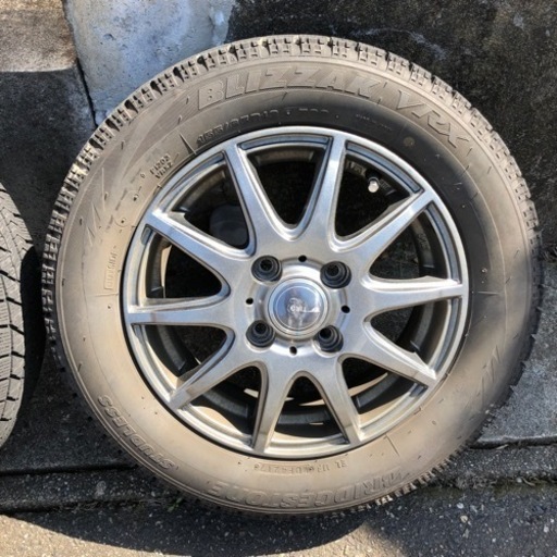 決まりました　スタッドレスタイヤ　ブリザック　155/65/r13 4本　アルミホイール