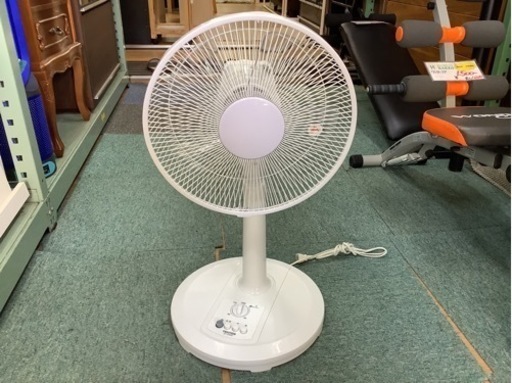 【リサイクルサービス八光　田上店】株式会社千住　TEKNOS　リビング扇風機　KI-1730(W)