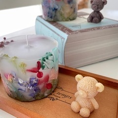 🍀 ボタニカルキャンドル作り🍀の画像