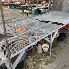 園芸ベンチの画像