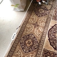 【商談中】絨毯、イス2つセットの画像