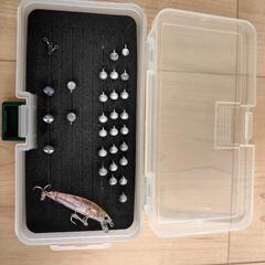 釣り アジング道具セット(竿リール、ワーム、ジグヘッド、ケース)