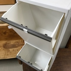 取引場所 南観音 K2204-074 ダストボックス2分別 キャスター付の画像