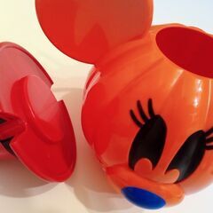 ハロウィン　カボチャミッキーおかし容器の画像