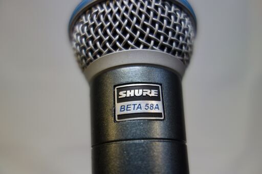 ダイナミック マイクロフォン SHURE BETA58A 中古　目立った傷なし　ほとんど使ってない