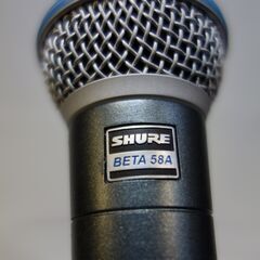 ダイナミック マイクロフォン SHURE BETA58A 中古　目立った傷なし　ほとんど使ってないの画像
