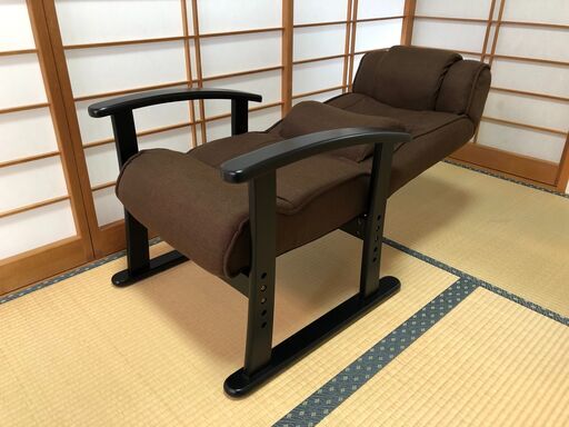 高座椅子　リクライニングチェア　色ブラウン　新品未使用
