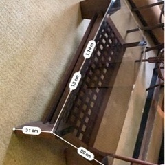 【商談中】ガラステーブルの画像