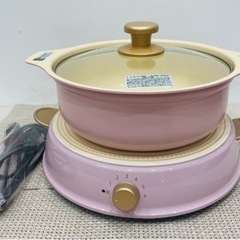 ★中古品　アイリスオーヤマ　IH調理器　セット