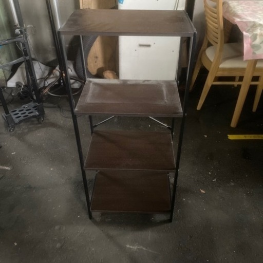 4段ラック　カラーボックス　収納　アイアン