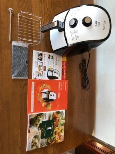 Karalla カラーラ 熱風揚げ物調理機器 ノンフライヤー (ホワイト)