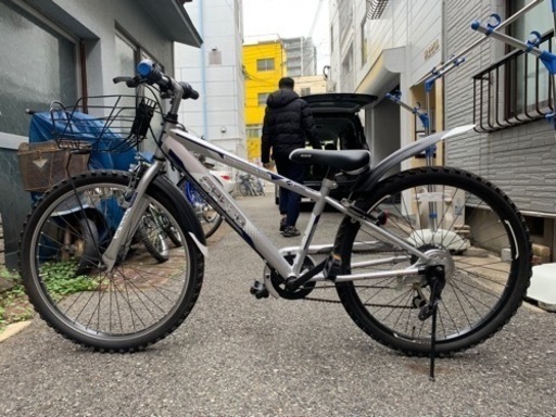 ‼️‼️ 子供用　安全　２４インチ　6変速　シルバー