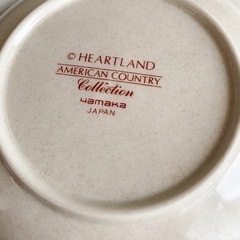 カントリーヤマカハートランド　 カレー皿とスプーンセットの画像