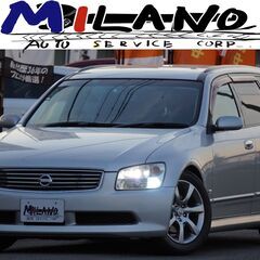 【自社ローン完備】日産　ステージア3.5　350RX☆シルバー・...