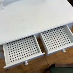 ドレッサー　No.1232　スリーアイ　MD-6568WH　スツールなし　〖リサイクルショップどりーむ鹿大前店〗の画像