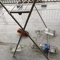 ニトリ　アルミＸ型物干しの画像