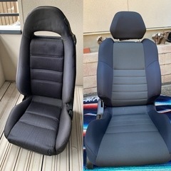 RX-7とS15のシート(加工品) キャンプ用品と交換も可