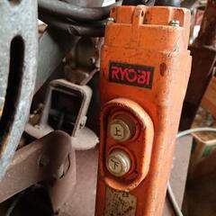 RYOBI 電動ウィンチ W1-195 本体２台+リモコン１本 中古 ワイヤー交換一台の画像
