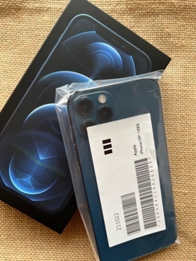 iPhone12 Pro128Gパシフィックブルー