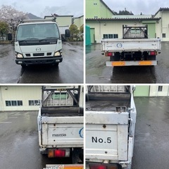 NOX.PM適合！全国登録可能！H18年いすゞエルフOEMマツダタイタン！積載4000Kg！フレーム腐食無し！タイヤバリ山！の画像