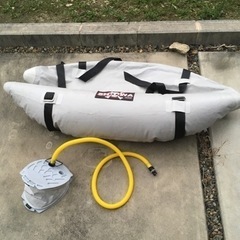 免許不要　分割ボート  エレキ　サイドフロートセットの画像