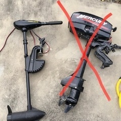 免許不要　分割ボート  エレキ　サイドフロートセットの画像