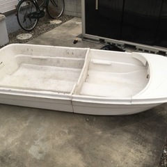 免許不要　分割ボート  エレキ　サイドフロートセットの画像