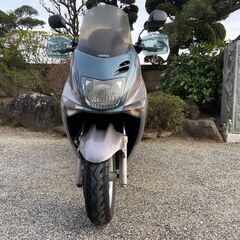 ヤマハ　マジェスティ125FI グレー　インジェクション　SHADトップボックス33l付き　引取り限定の画像