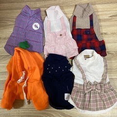 値下げしました❗️  ワンちゃん用　冬服Mサイズ　6点セット