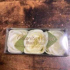 薔薇の形の入浴剤