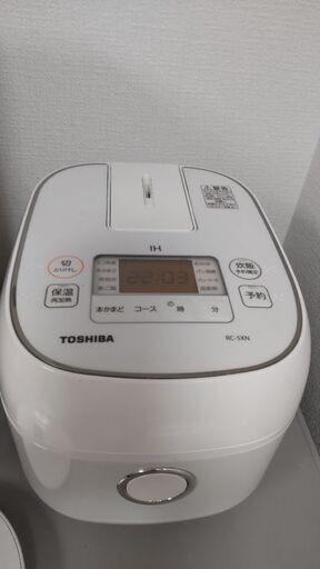 受付終了しました　IH炊飯器３合炊　東芝RC-5XN　１９年製