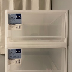 カインズ 収納ケース 2個の画像