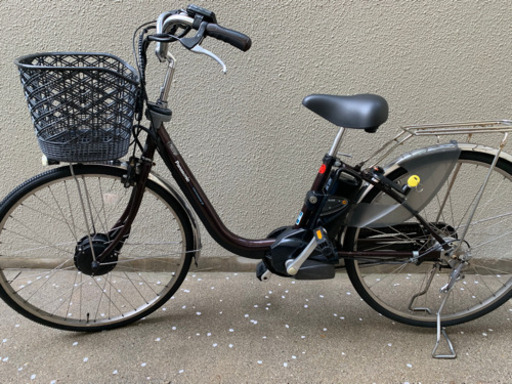 電動アシスト自転車 26インチ パナソニック ビビ チャージD 新基準 8Ahバッテリー 充電器付 2012年 回生充電 エコナビ