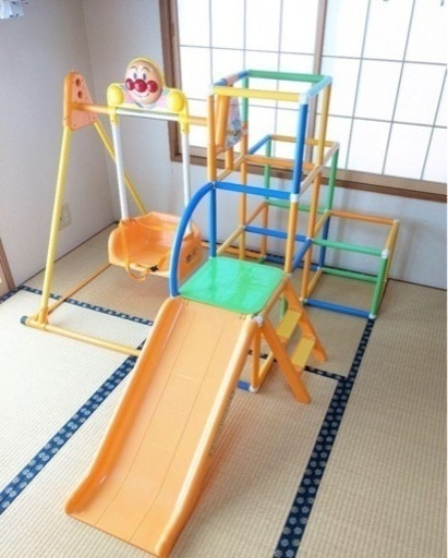㊿ アンパンマン 滑り台 ブランコ にこにこブランコパークDX