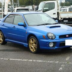 H13 インプレッサ　WRX NB 4WDターボ 純正17AW 社外マフラー ステアマチック R4年自動車税込み 15870の画像