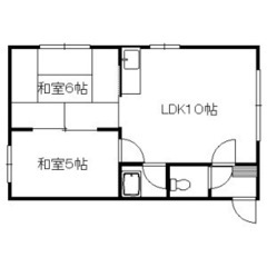 礼金ゼロ!★駅チカ★成約特典あり! コーポ岩本Ⅱ202 札幌市豊...