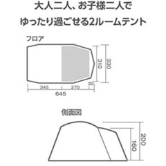 【新品・未使用・未開封】ホールアース デュラダブルルーム +の画像